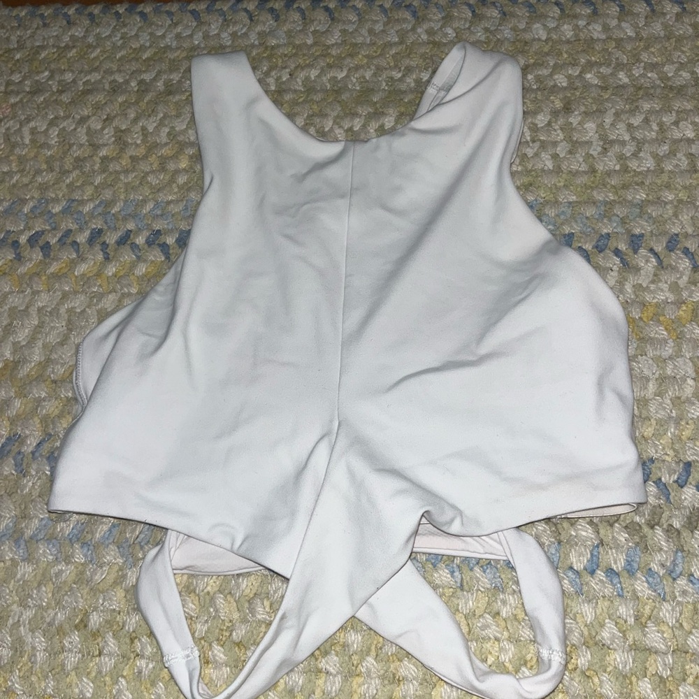 Athleta Cream Sleeveless Top